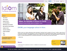 Tablet Screenshot of idiom-school.com